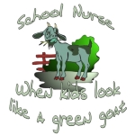 When you need a clever gift for the school nurse- This little goat is sick and needs your help- give a unique gift that will bring a smile to any sick student - Goat Nurse - What could be more fun?