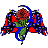 rebel flag rose