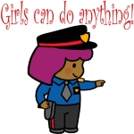 Girl Police Officer