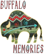 "Buffalo Memories" is a beautiful fetish-style Native American design, reminiscent of the times when the buffalo filled the plains; the herds provided life-giving food, shelter & clothing to the tribes. Native Americans consider the buffalo sacred.