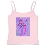 Mens sleeveless tees & women's tanks and spaghetti strap
tops all with the vibrant art & designs of Robin Lynn Winkelmann.
Variety of sizes and colors.