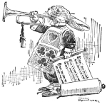 One of Harry Rountree's illustrations for Lewis Carroll's <i>Alice in Wonderland.</i>