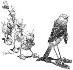 One of Harry Rountree's illustrations for Lewis Carroll's <i>Alice in Wonderland.</i>