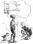 One of Harry Rountree's illustrations for Lewis Carroll's <i>Alice in Wonderland.</i>
