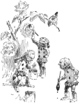 One of Harry Rountree's illustrations for Lewis Carroll's <i>Alice in Wonderland.</i>