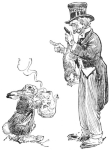 Description: One of Harry Rountree's illustrations for Lewis Carroll's <i>Alice in Wonderland.</i>