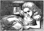 From Alice in Wonderland, written by Lewis Carroll and illustrated by Sir John Tenniel.