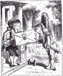 From Alice in Wonderland, written by Lewis Carroll and illustrated by Sir John Tenniel.