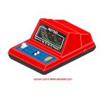 My very first Computer game, and the absolute pinnacle of Vacuum fluorescent display Graphics (well for a six year old at the time) This was the handheld/tabletop version of Scramble, a classic horizontal shoot 'em up/shmup that spawned a whole generatio