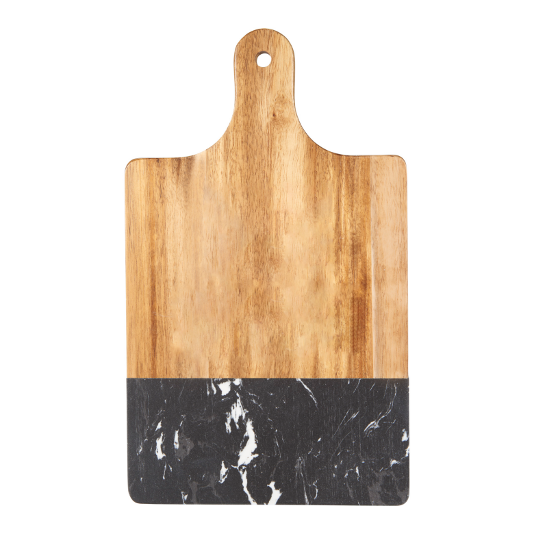 Customized Black Marble and Wood Cutting Board Printfection