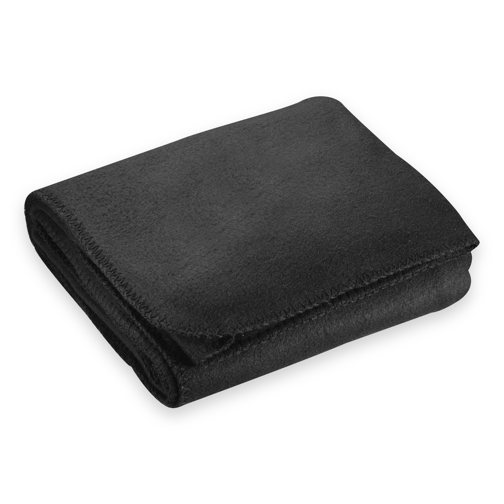 black fleece blanket