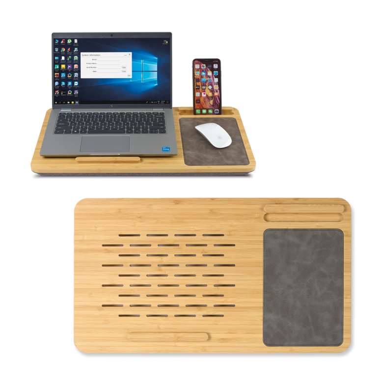 Customized Auden Bamboo Lap Desk Printfection