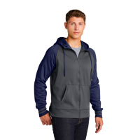 Sport-Tek Sport-Wick Varsity Fleece Full-Zip Hooded Jacket (Men’s/Unisex)
