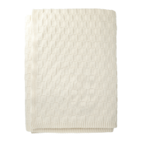 MADE*HERE NEW YORK Basketweave Cotton Blanket