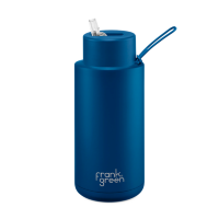 Frank Green Ceramic Reusable Bottle with Straw Lid (34 oz)