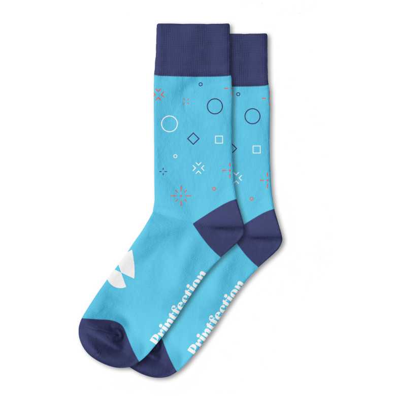 Customized Custom Cotton Crew Socks | Printfection