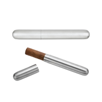 Robusto Stainless Steel Cigar Tube
